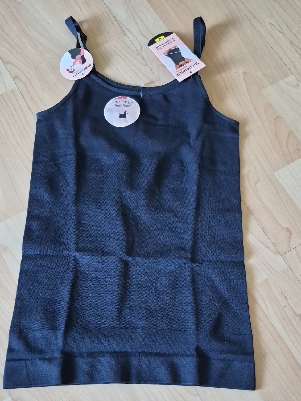 Shapermint Black Seamless Camisole Tank
